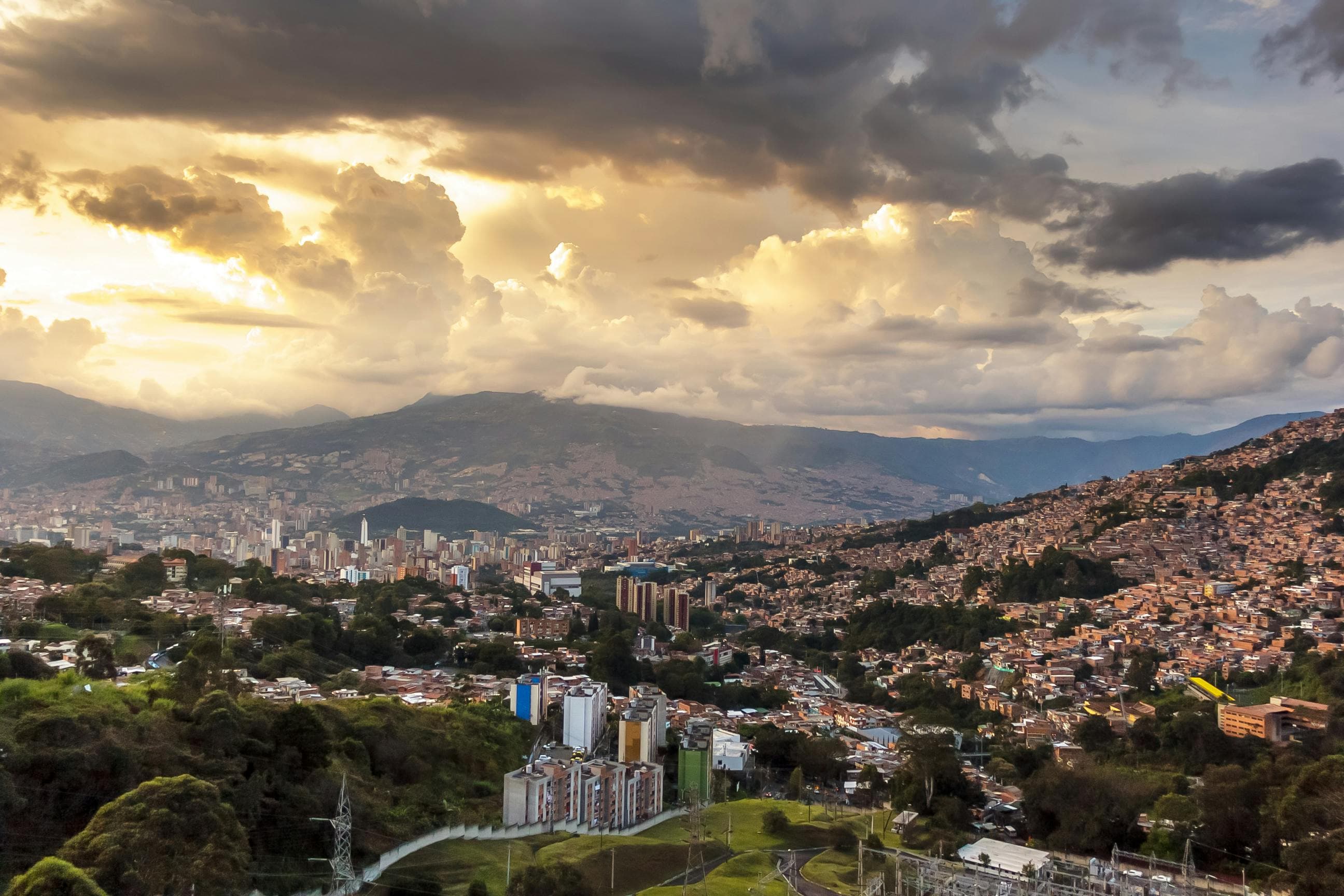 Medellín skyline